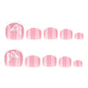 12 Sizes-24 Pcs Press On Nails JP3807