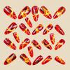 12 Sizes-24 Pcs Press On Nails Y1675