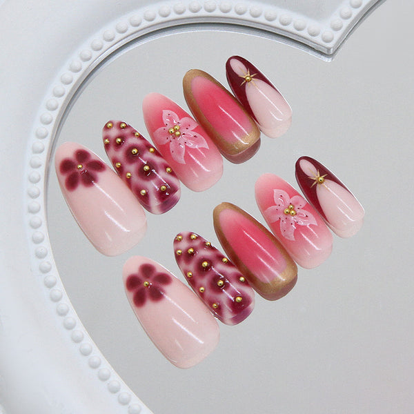 30 Pcs Press On Nails Z1211