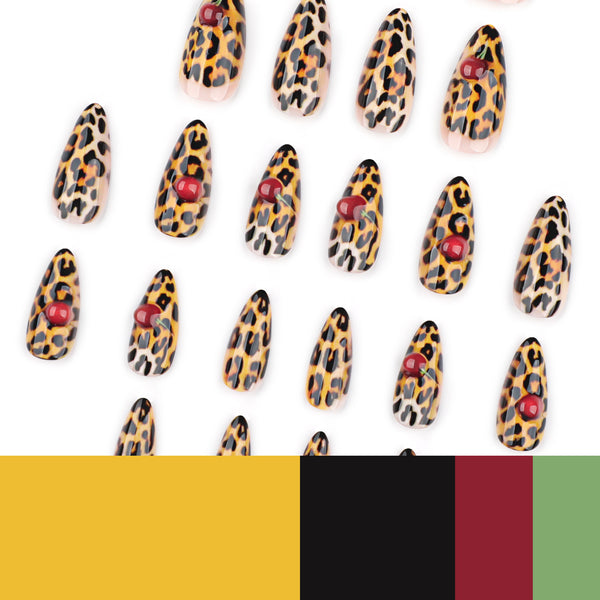 12 Sizes-24 Pcs Press On Nails JP4128