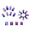12 Sizes-24 Pcs Press On Nails Y411