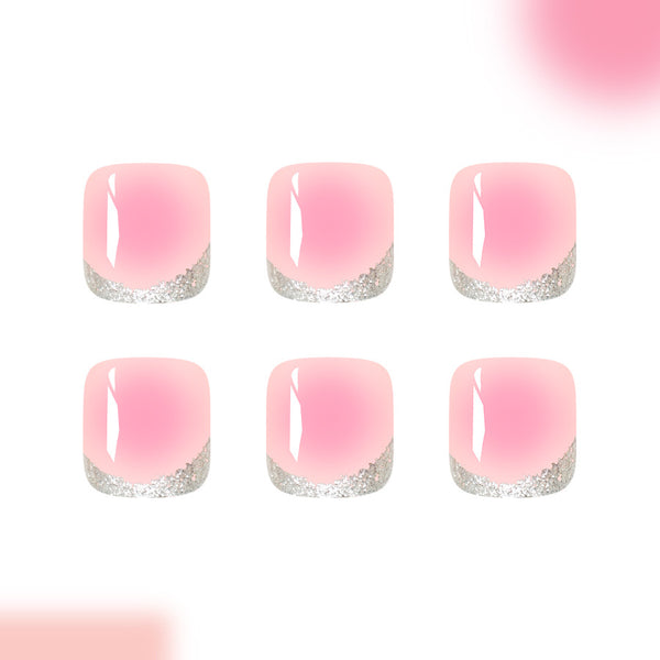 12 Sizes-24 Pcs Press On Nails C1047