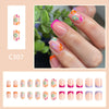 12 Sizes-24 PcsPress On Nails C307