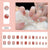 12 Sizes-24 Pcs Press On Nails Z602