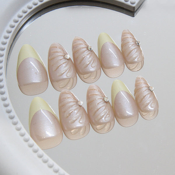 12 Sizes-24 Pcs Press On Nails Z905