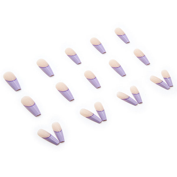 12 Sizes-24 Pcs Press On Nails W115