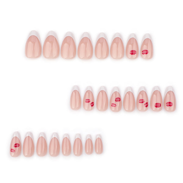 12 Sizes-24 Pcs Press On Nails JP3569