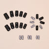 12 Sizes-24 Pcs Press On Nails W1515