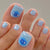 12 Sizes-24 Pcs Press On Nails JP1671