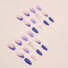 12 Sizes-24 Pcs Press On Nails Z673
