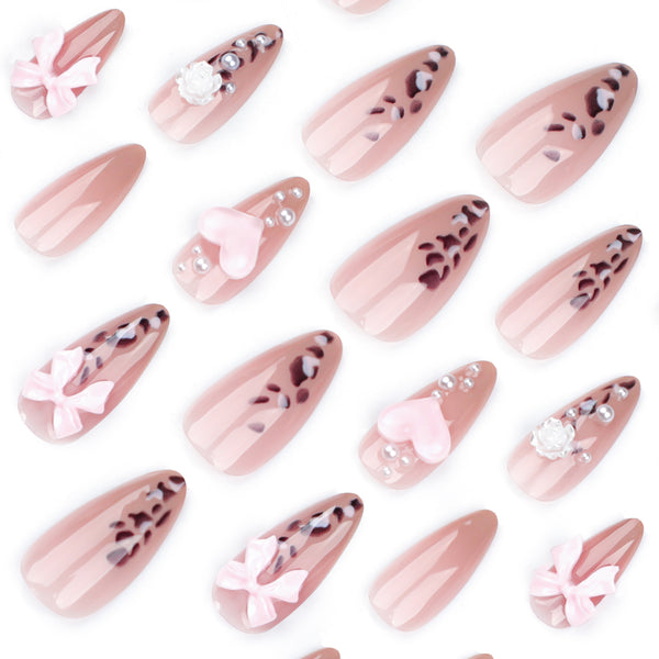 12 Sizes-24 Pcs Press On Nails JP3432
