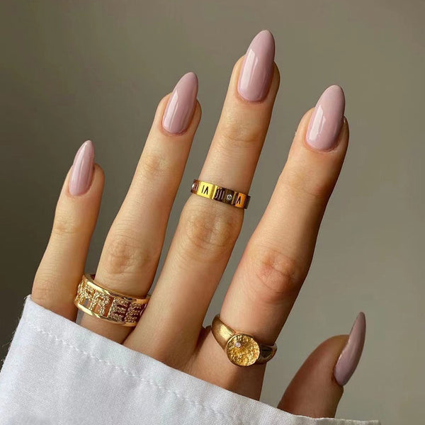 12 Sizes-24 Pcs Press On Nails JP2129