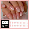 12 Sizes-24 Pcs Press On Nails Y043