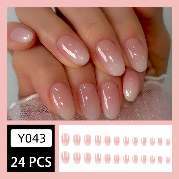 12 Sizes-24 Pcs Press On Nails Y557