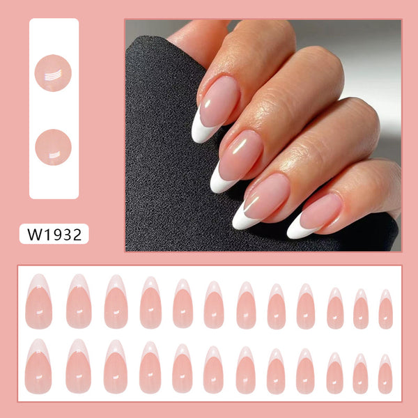 12 Sizes-24 Pcs Press On Nails W1932