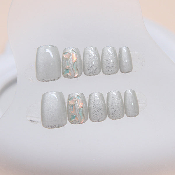 12 Sizes-24 Pcs Press On Nails MY044