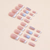 12 Sizes-24 Pcs Press On Nails Z633