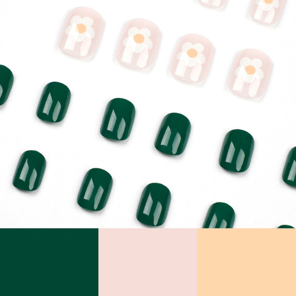 12 Sizes-24 Pcs Press On Nails JP1492