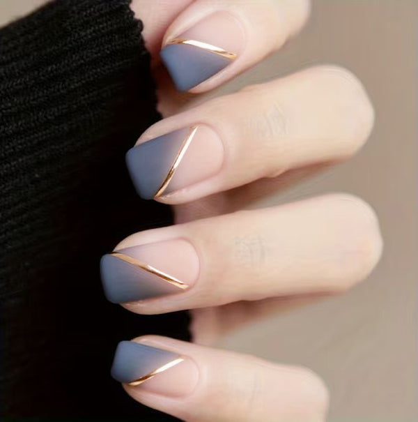 12 Sizes-24 Pcs Press On Nails CW969