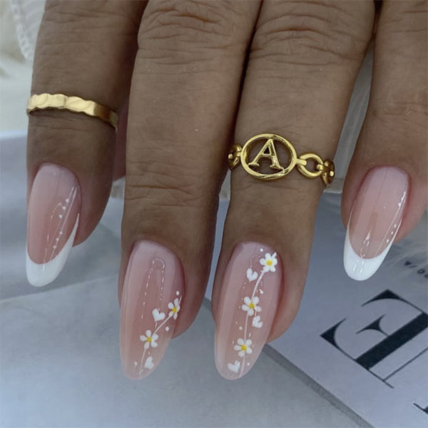 12 Sizes-24 Pcs Press On Nails JP3970