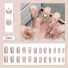 12 Sizes-24 Pcs Press On Nails Z464