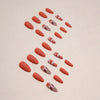 12 Sizes-24 Pcs Press On Nails W1475