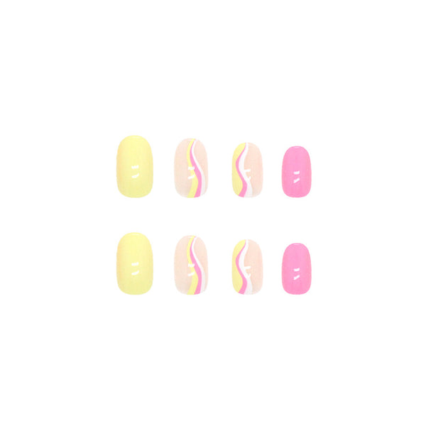 12 Sizes-24 Pcs Press On Nails W159