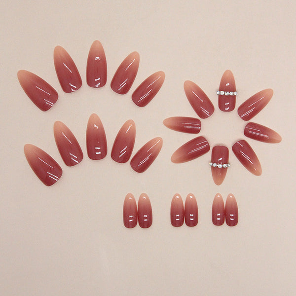 12 Sizes-24 Pcs Press On Nails Z789
