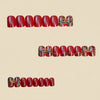 12 Sizes-24 Pcs Press On Nails Y1506