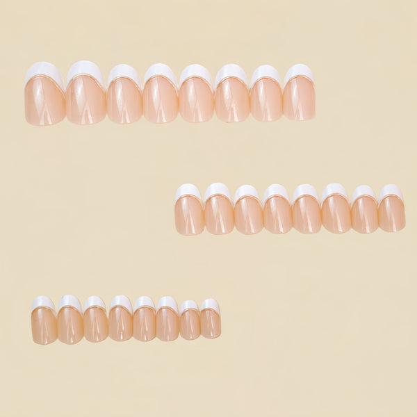 12 Sizes-24 Pcs Press On Nails Y1487