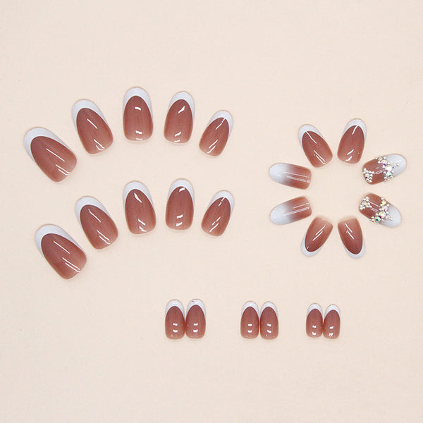 12 Sizes-24 Pcs Press On Nails Z628