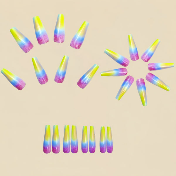 12 Sizes-24 Pcs Press On Nails Y967