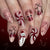 12 Sizes-24 Pcs Press On Nails C1292