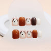 12 Sizes-24 Pcs Press On Nails R844
