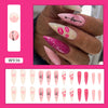 12 Sizes-24 Pcs Press On Nails W936