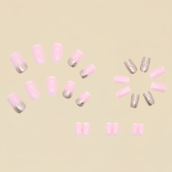 12 Sizes-24 Pcs Press On Nails Y109