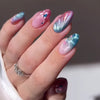 12 Sizes-24 Pcs Press On Nails W1982