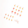 12 Sizes-24 Pcs Press On Nails JP1018