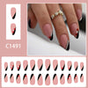 12 Sizes-24 Pcs Press On Nails C1491