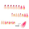 12 Sizes-24 Pcs Press On Nails JP3852