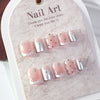 12 Sizes-24 Pcs Press On Nails JL0683