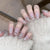 12 Sizes-24 Pcs Press On Nails GN028