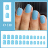 12 Sizes-24 Pcs Press On Nails C1830