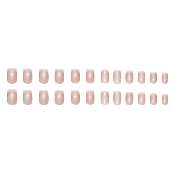 12 Sizes-24 Pcs Press On Nails W1973