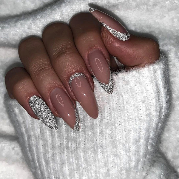 12 Sizes-24 Pcs Press On Nails W631