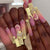 12 Sizes-24 Pcs Press On Nails JP2870