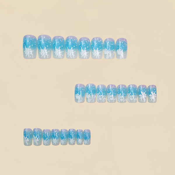 12 Sizes-24 Pcs Press On Nails Y1593