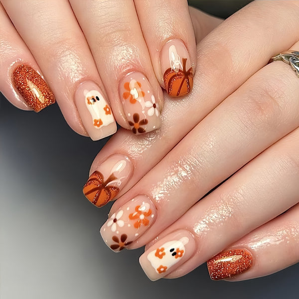 12 Sizes-24 Pcs Press On Nails Y225