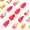 12 Sizes-24 Pcs Press On Nails JP1995