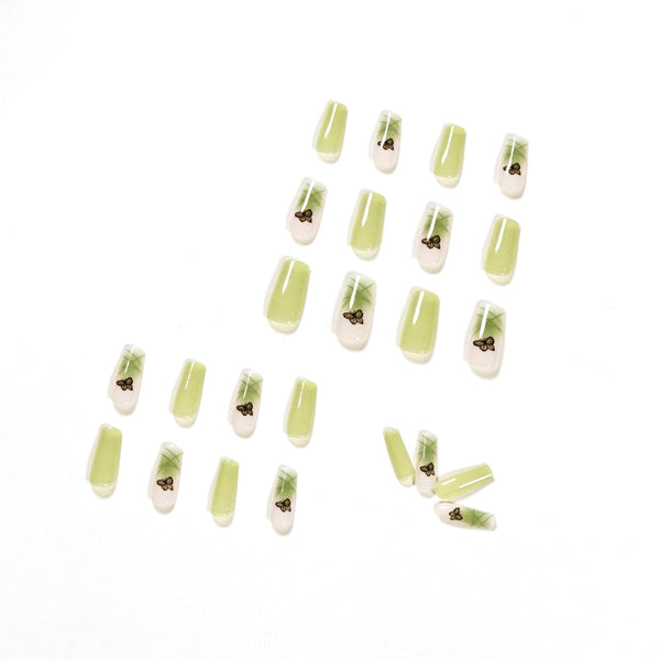 12 Sizes-24 Pcs Press On Nails JP1192